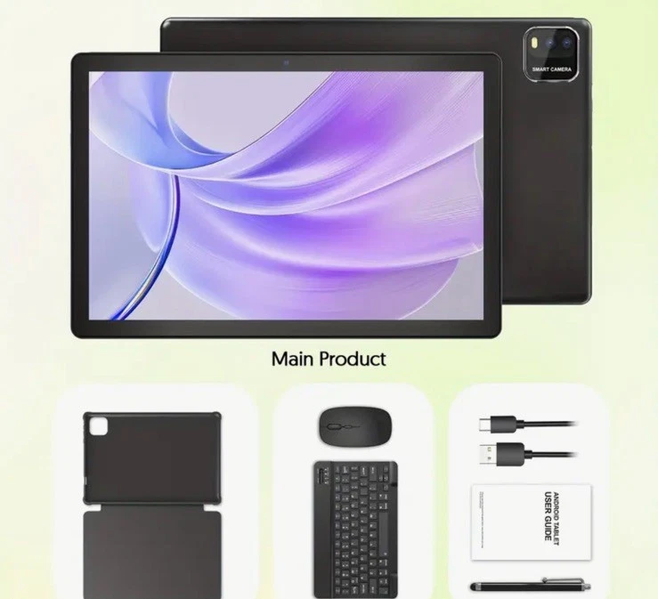 2025 Android 15 Tablet 64 GB ROM (1TB TF) 10 inch 5GWiFi 6000mah Dual Camera New - Image 2 of 4