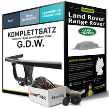 Für LAND ROVER Range Rover III Typ 322 Anhängerkupplung starr +eSatz 13pol 05-09