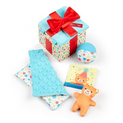 Melissa & Doug Holz Überraschung Geschenkbox Kleinkind Spielzeug (5 Stück) Baby Spielzeug Geschenkset,