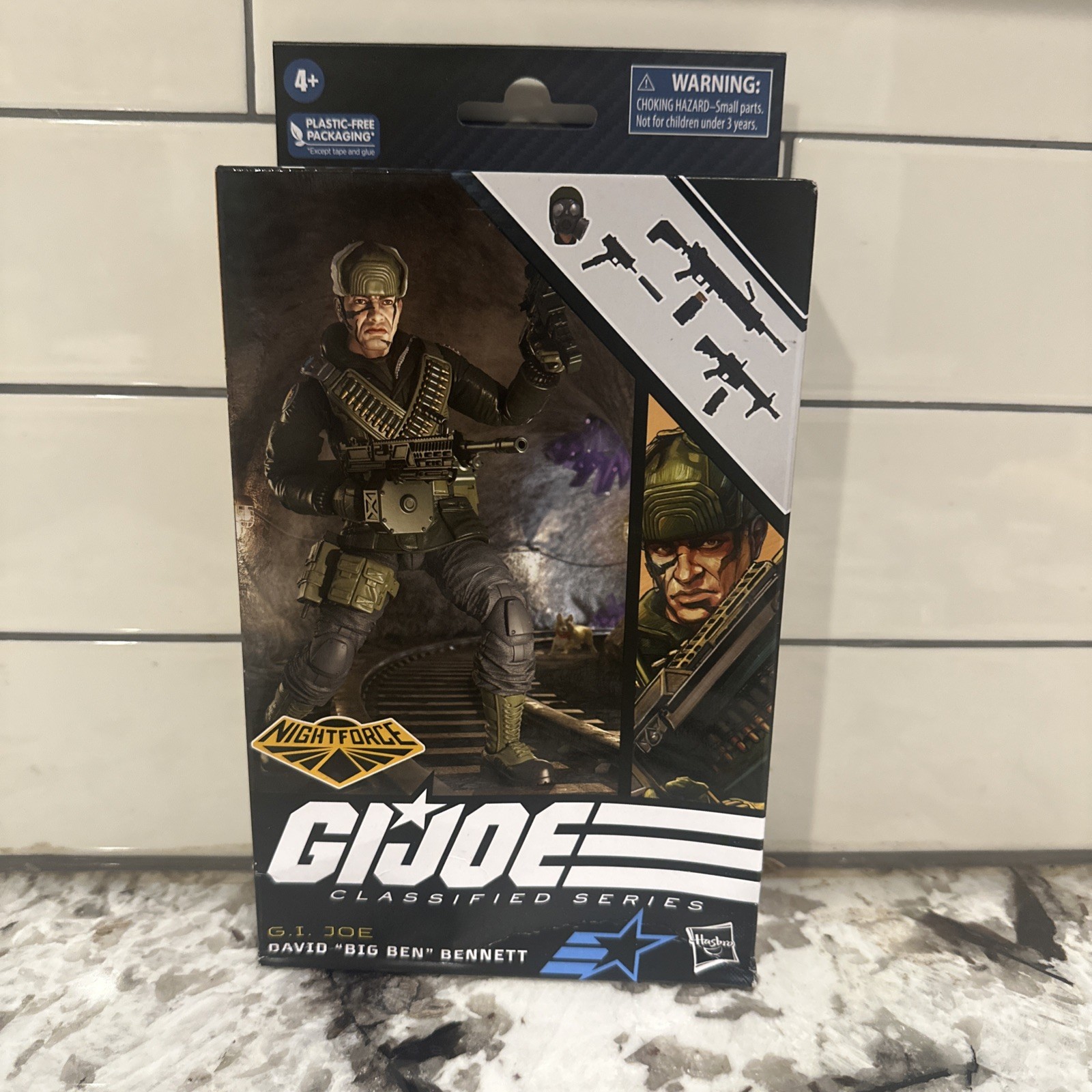 GI Joe Classified Series #77 Nightforce David Big Ben Bennett 6" Action Figure
