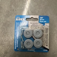 Madico Super Slidex 4 PCS Sliding Glides for furniture 23113 Lot of 3