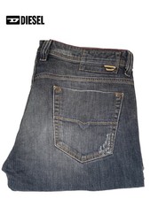 Diesel Viker Jeans W32 L32 – Herren Jeans Regular Fit, Blau, Original (32) 