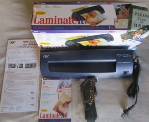 NIB GBC no heat 10" laminator cool touch crafter document protector model #CT-10