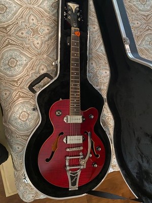 Used Epiphone / Wildkat Wine Red w/Bigsby, SN: 1609204584 | eBay