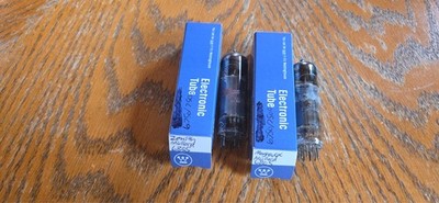 Zenith/Magnavox Mullard 6BQ5 Matched Pair 90% Vacuum Tubes Tested