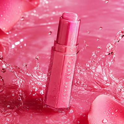 Fenty Beauty Lipstick Stick Pink Shade Shimmer & Shine Finish Lip Product
