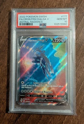 Origin Forme Dialga v 177/189 Astral Radiance Alt Art Pokemon TCG - PSA 10