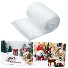 Pack Glitter Christmas Fake Snow Blanket Roll, 2.6 x 7.8 ft 2.6 x 7.8 Ft 1