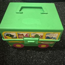 Vintage Sweet Pickles Preschool Program Learning Case Activity Bus Full w/ Cards