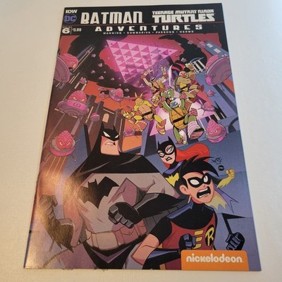 Batman TMNT Adventures #6 2017 IDW/DC VF/NM Final Issue Nickelodeon Variant
