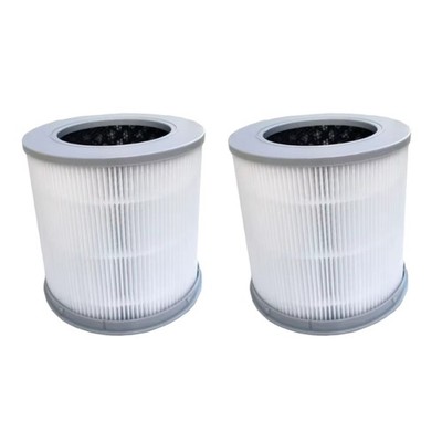 2x Luftreiniger-Filter 3-stufig für Xiaomi Smart Air Purifier 4 Compact