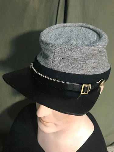 Reproduction Civil War C.S. Kepi, size 7 3/8ths, Campaigner Quality