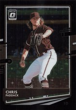 2020 Donruss Optic CHRIS PADDACK Black Stars Prizm SP /125