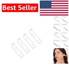 Stainless Steel Facial Razor Replacement Blades - 4 Pack for Smooth Skin 6.41 per gallon