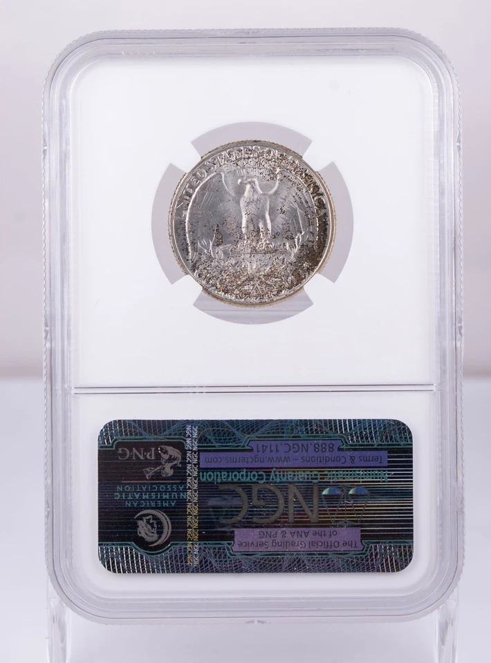 Certified 1949-D Silver Washington Quarter NGC MS65 25c  - Image 3 of 4
