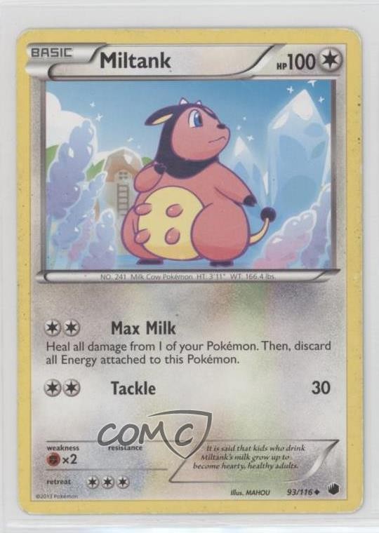 Miltank Pokémon Black & White Plasma Freeze #93