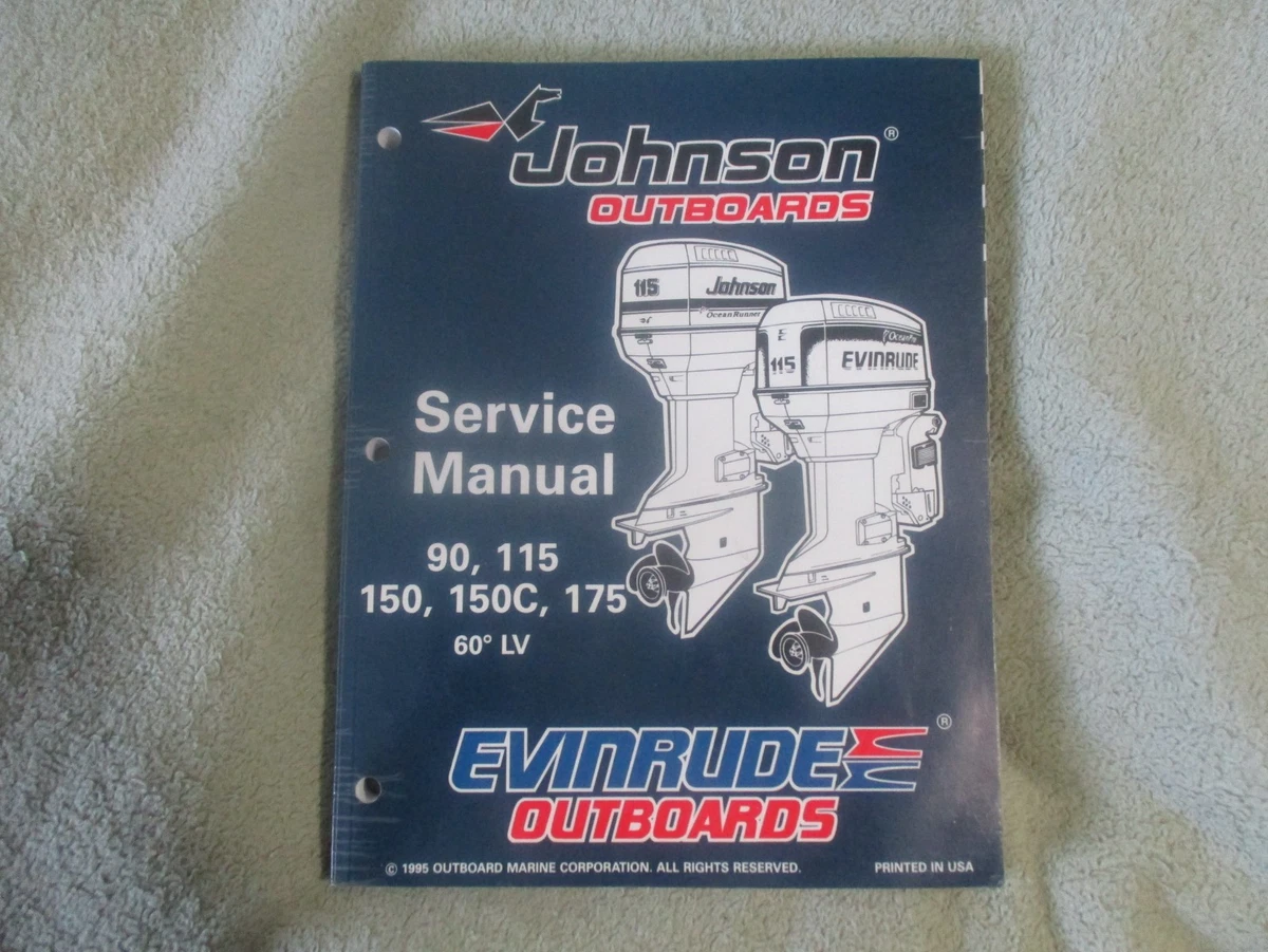 Manuel D'entretien OMC Pour Moteurs Johnson/Evinrude 85-115 CV 1994 - Original - Occasion