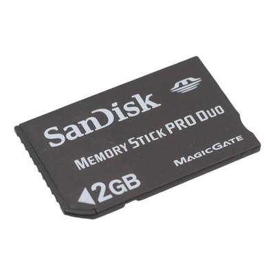 SanDisk Memory Stick Pro Duo 2GB Speicherkarte card