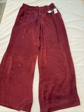 Studio 253 Vintage Wide Leg Palazzo Pants Elastic Waist Woman s Medium