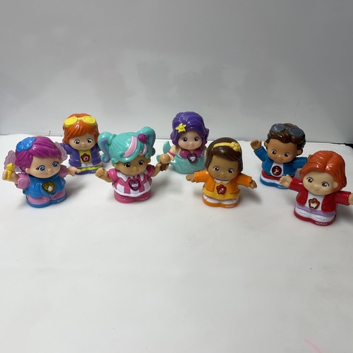 Lot of 7 V-Tech Go Go Smart Friends Pearl Misty Kaylee Lollie Dawn Norah Jackson