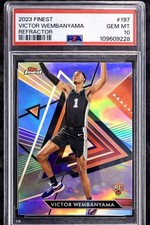 Victor Wembanyama 2023 Topps Finest Refractor RC SSP - uncommon -PSA 10 Pop 9! 
