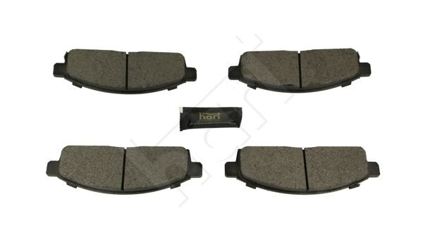 Hart 260 766 Bremsbelagsatz, Scheibenbremse Passend FüR Nissan-image