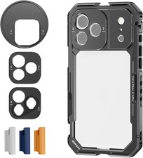 Phone Cage Compatible with Iphone 17 Pro Max, Quick Release Video Rig Stabilizer