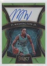 2019 Select Rookie Signatures Neon Green Prizm 87/99 PJ Washington Jr Auto v9t