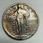 1917 Type 2 Standing Liberty Quarter XF Cleaned