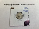 1937 D Mercury Silver Dime in Very Fine Condition from Denver Mint 011326 14e