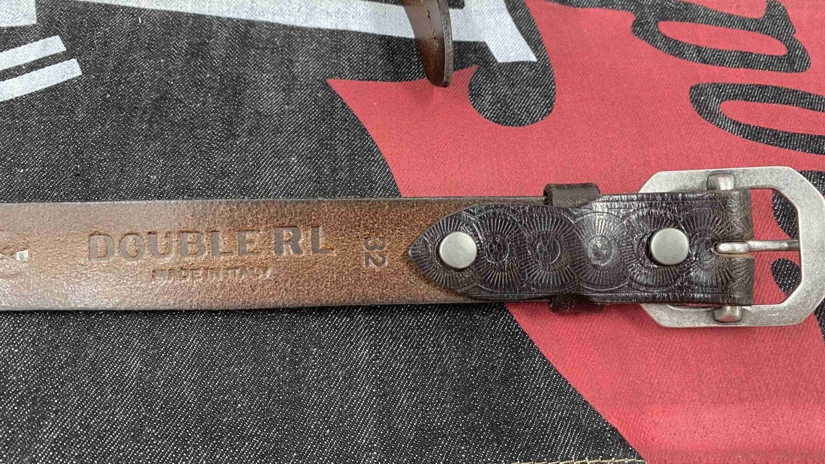 RRL Double RL Distressed Studded Leather Western Belt | eBay RRL Double RL Distressed Studded Leather Western Belt | eBay