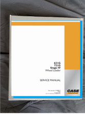 Case 621g 721g stage 4  wheeled loader  shop Service Manual printed free ship