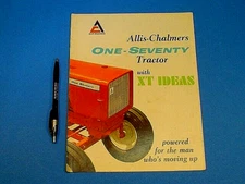 VINTAGE ALLIS CHALMERS ONE-SEVENTY WITH XT IDEAS TRACTOR BROCHURE