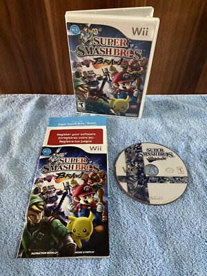 Super Smash Bros. Brawl (Nintendo Wii, 2008) CIB Complete - Tested & Working