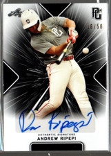 2021 Leaf Perfect Game Black #BAAR1 Andrew Ripepi Auto /50