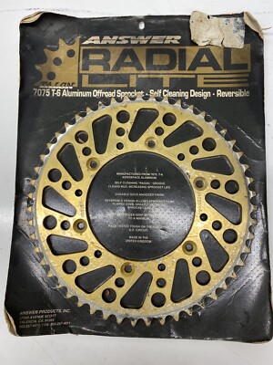 ANSWER TALON GOLD RADIALITE ALUMINUM REAR SPROCKET RM125 RM250 RMX250 RMZ450