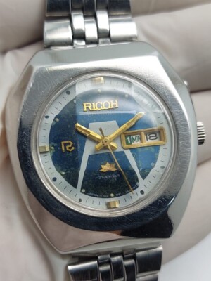 Richo Crystal 21 jewels 61355 A Automatic Rare Vintage Men's Watch