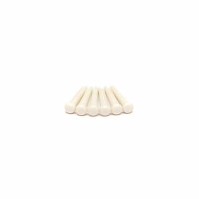GRAPHTECH TUSQ Bridge Pins no dot - WHITE 6 pcs