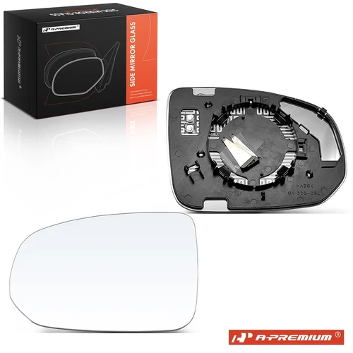 A-Premium Driver Mirror Glass w/Heated & Power Glass Adjust for Volvo XC60 18-23