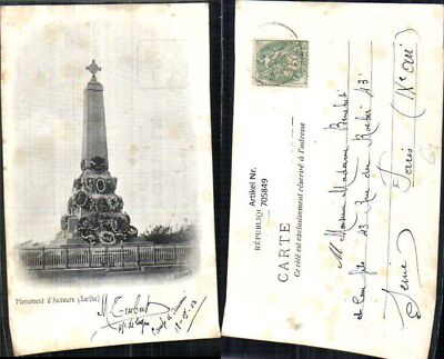 705849 France Monument d Auvours Sarthe Denkmal