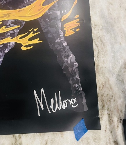 Fortnite x Marshmello Poster Signed Auto LIMITED EDITION RARE /500 - Picture 2 of 3