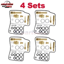 4pcs Carburetor Rebuild Repair Kits For Honda 1984 1985 1986 Interceptor VF1000R