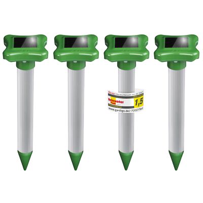 Maulwurf Vertreiben Solar Maulwurf Vertreiber 6 Stück, Ultraschall Maulwurfschreck, IP65 Wühlmausschreck Solar - Foto 6