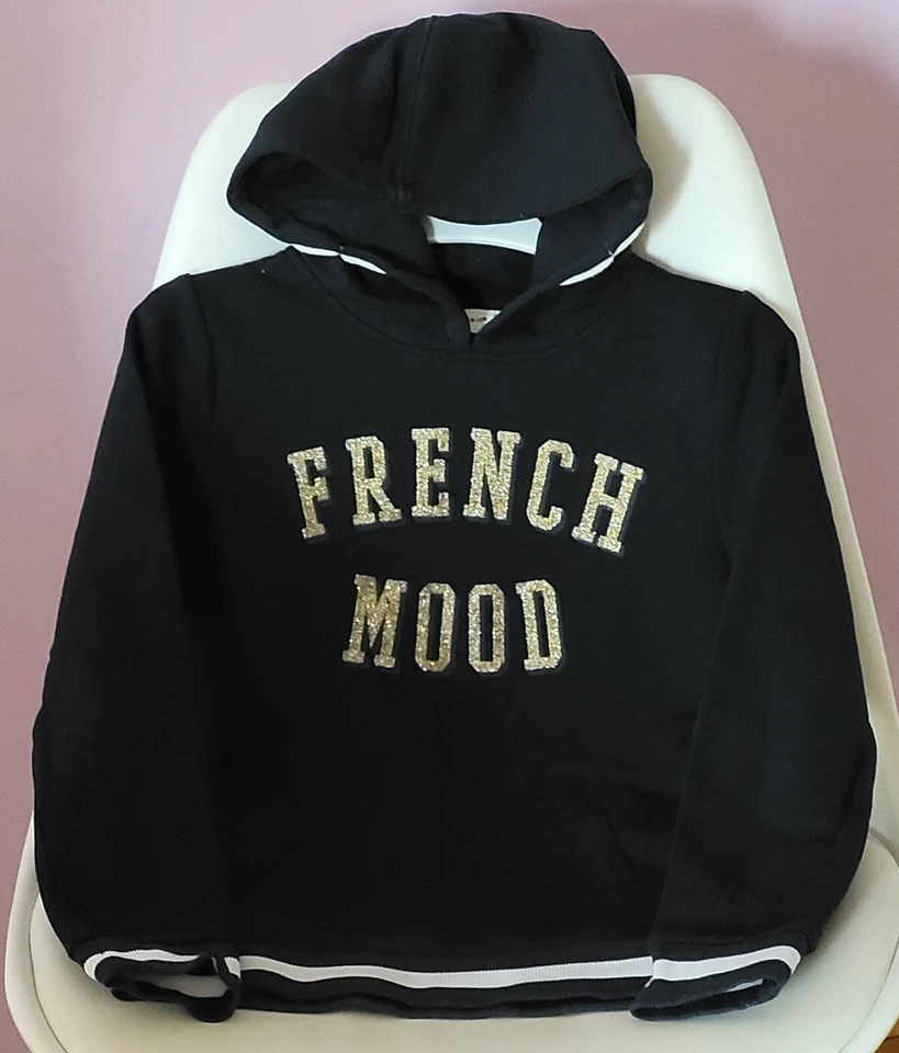 top⭐name it⭐Hoodie mit Kängurutasche*Mädchen*Gr. 122/128*⭐goldglitzer Schrift⭐