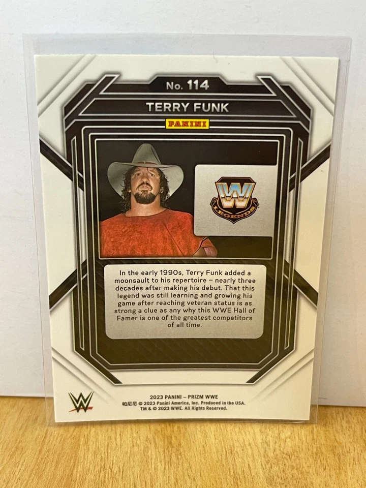 2023 Panini Prizm WWE #114 Terry Funk WWE - Image 2 of 2