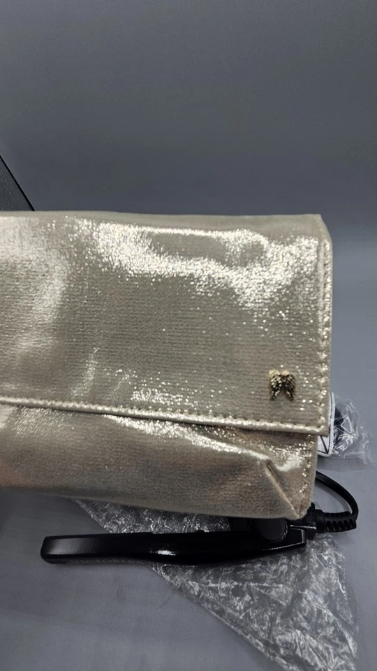 NUEVA Plancha Plancha de Pelo Mini/Viaje Victorias Secret Angel en Bolsa Plateada Foto 4 de 4