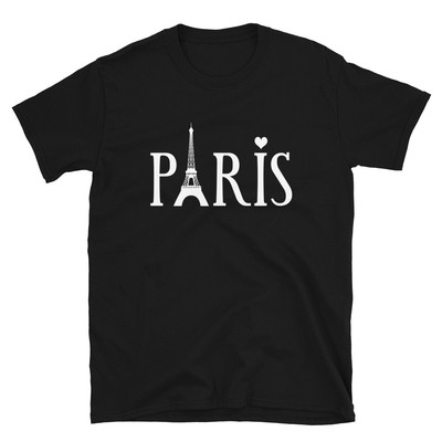 PARIS I Love Paris, France French Eiffel Tower T-Shirt