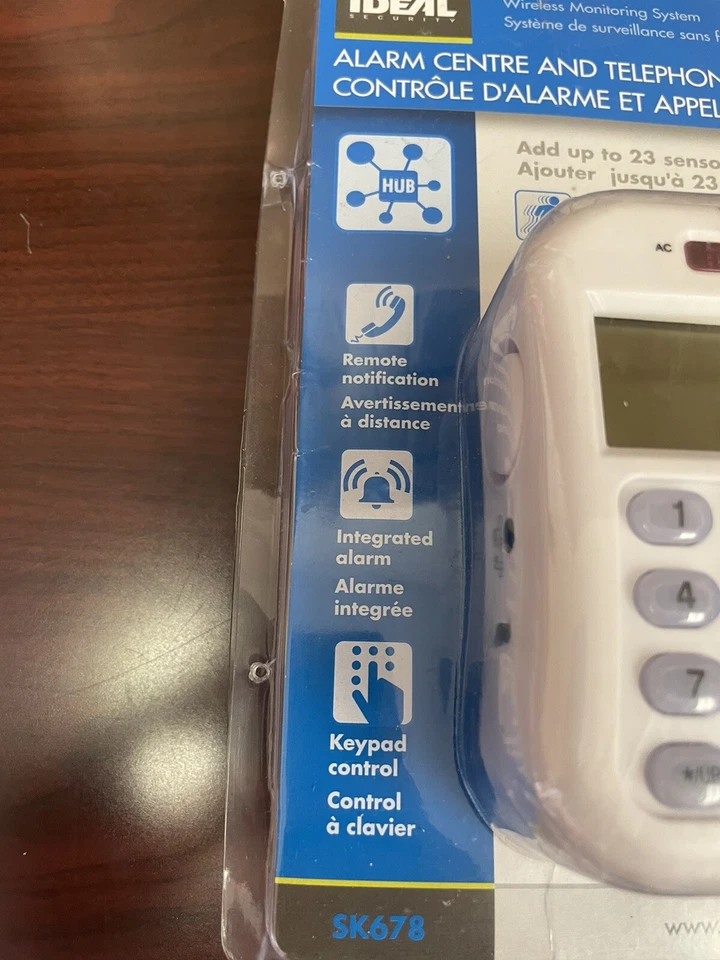 Centro de alarma de seguridad ideal y marcador telefónico monitoreo del hogar NUEVO caja abierta Foto 2 de 4