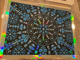 Todd Slater 1987 Mega Man Art Print Blue Foil Hologram NES Retro #14/100