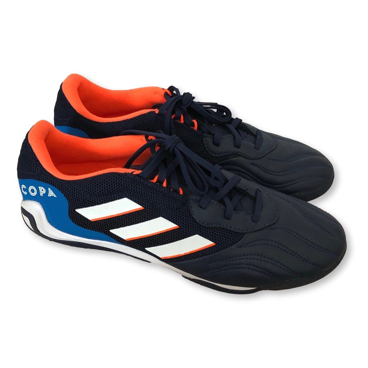 Adidas Copa Sense 3 Sala Blue Rush Orange Mens Shoes Size 10
